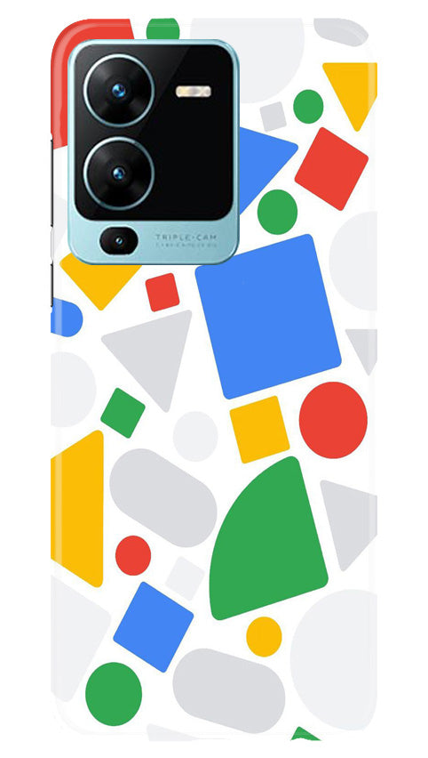 Circul Squar & Tringle Art Mobile Back Case for Vivo V25 Pro 5G (Design - 18) Circul Squar & Tringle Art Case for Vivo V25 Pro 5G