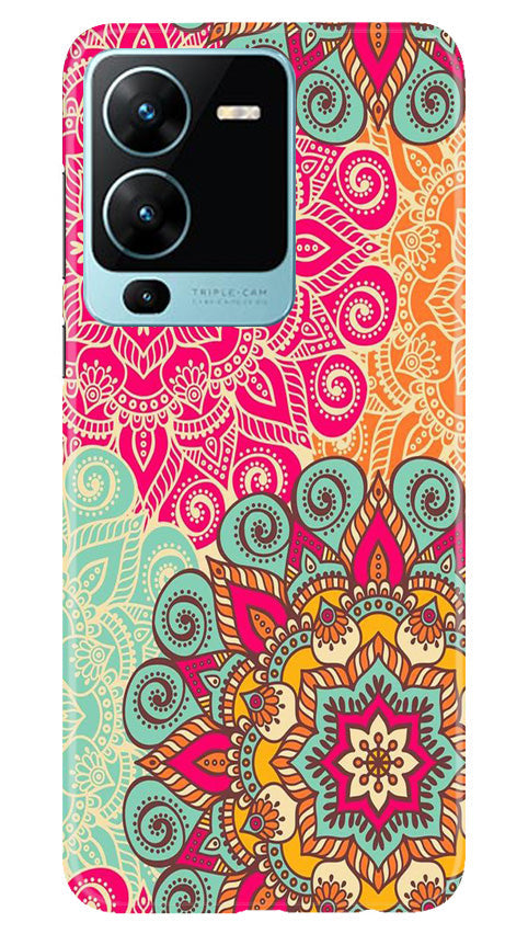 Rangoli art2 Mobile Back Case for Vivo V25 Pro 5G (Design - 29) Rangoli art2 Case for Vivo V25 Pro 5G