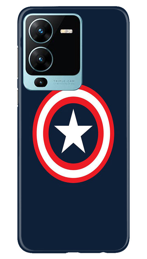Captain America Mobile Back Case for Vivo V25 Pro 5G (Design - 42) Captain America Case for Vivo V25 Pro 5G