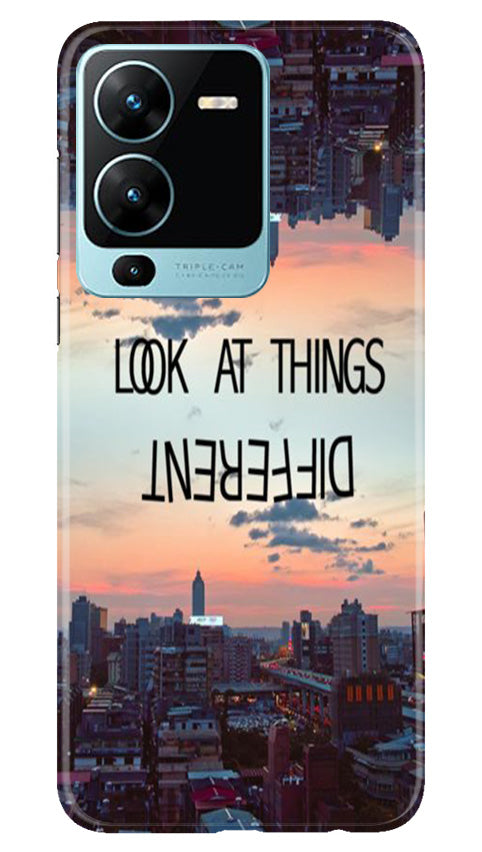 Look at things different Mobile Back Case for Vivo V25 Pro 5G (Design - 99) Look at things different Case for Vivo V25 Pro 5G