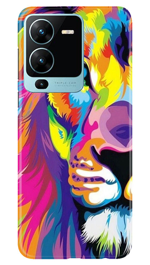 Colorful Lion Mobile Back Case for Vivo V25 Pro 5G (Design - 110) Colorful Lion Case for Vivo V25 Pro 5G (Design - 110)