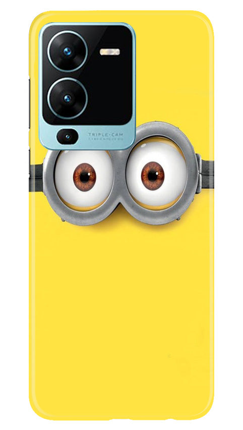 Minions Mobile Back Case for Vivo V25 Pro 5G (Design - 128) Minions Case for Vivo V25 Pro 5G (Design - 128)