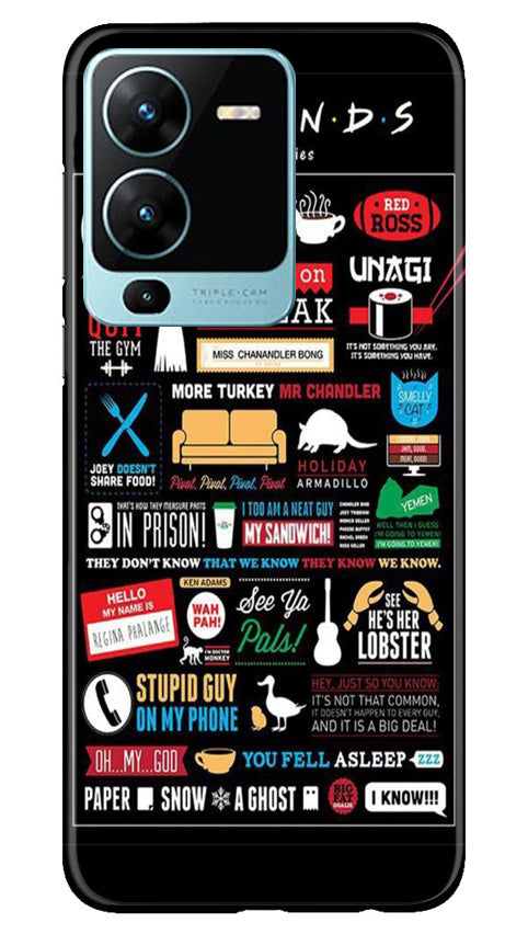 Friends Mobile Back Case for Vivo V25 Pro 5G (Design - 145) Friends Case for Vivo V25 Pro 5G (Design - 145)