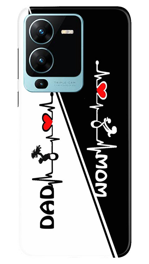 Love Mom Dad Mobile Back Case for Vivo V25 Pro 5G (Design - 344) Love Mom Dad Mobile Back Case for Vivo V25 Pro 5G (Design - 344)