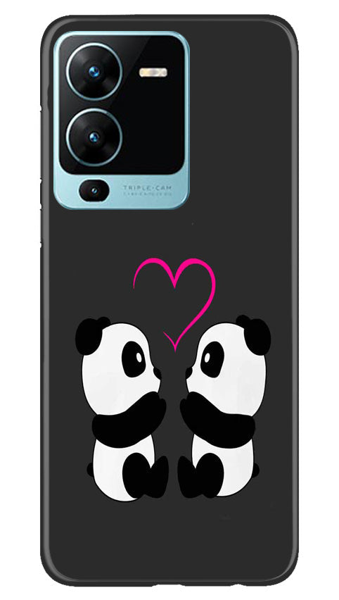 Panda Love Mobile Back Case for Vivo V25 Pro 5G (Design - 355) Panda Love Mobile Back Case for Vivo V25 Pro 5G (Design - 355)