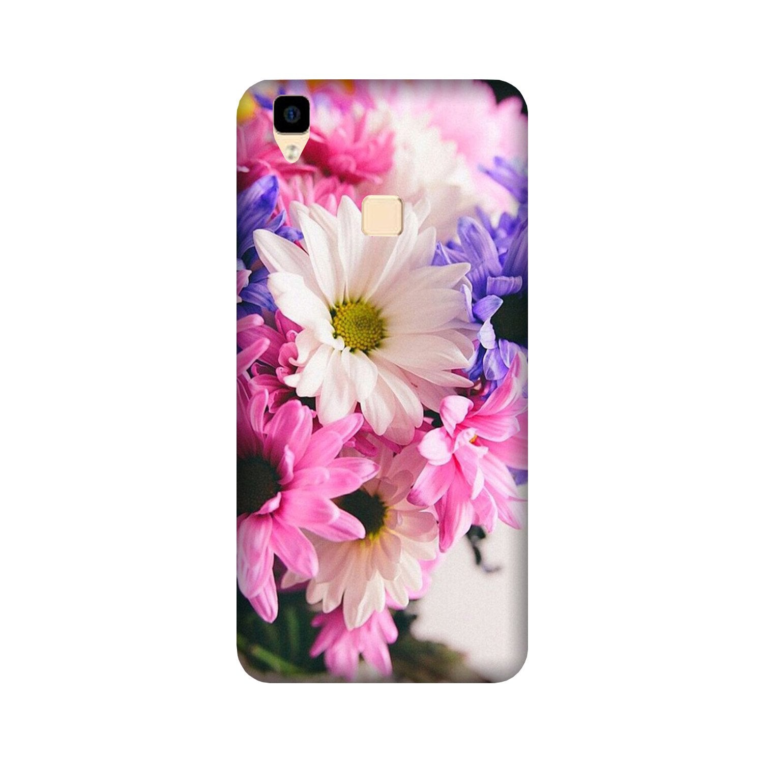 Coloful Daisy Case for Vivo V3 Coloful Daisy Case for Vivo V3