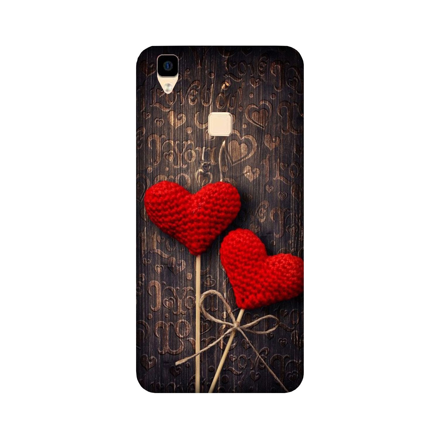 Red Hearts Case for Vivo V3 Max Red Hearts Case for Vivo V3 Max
