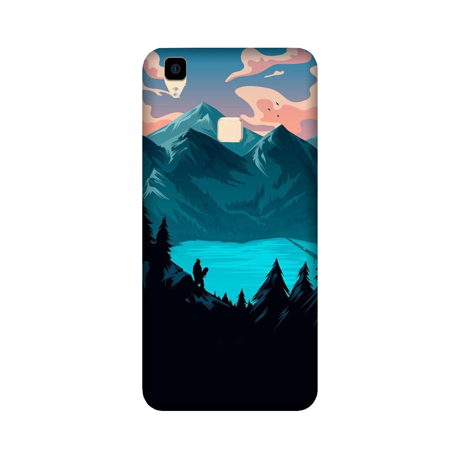 Mountains Case for Vivo V3 Max (Design - 186) Mountains Case for Vivo V3 Max (Design - 186)