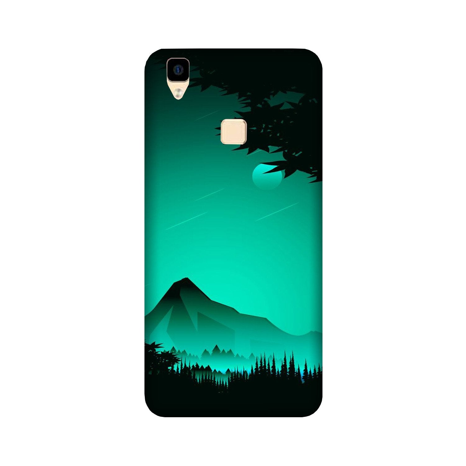 Moon Mountain Case for Vivo V3 (Design - 204) Moon Mountain Case for Vivo V3 (Design - 204)