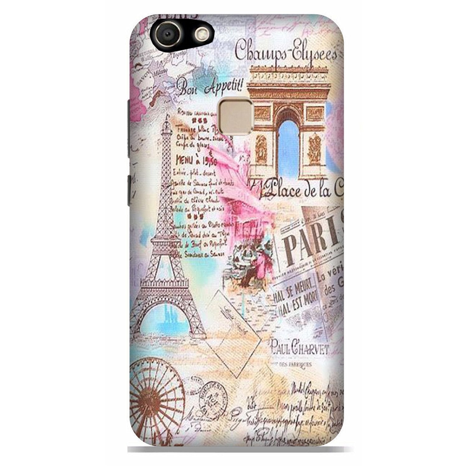 Paris Eiftel Tower Case for Vivo V7 Plus Paris Eiftel Tower Case for Vivo V7 Plus