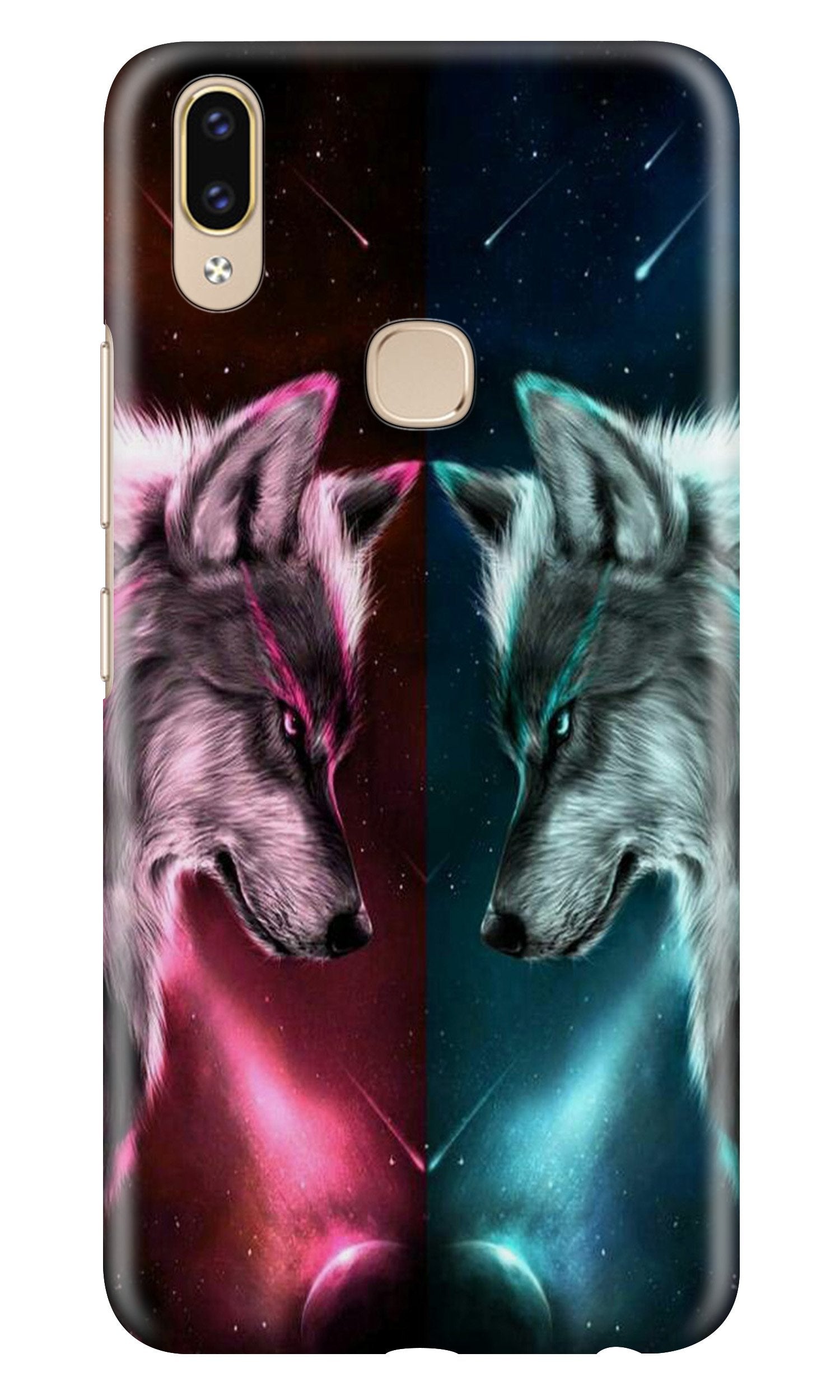 Wolf fight Case for Vivo Y83 Pro (Design No. 221) Wolf fight Case for Vivo Y83 Pro (Design No. 221)