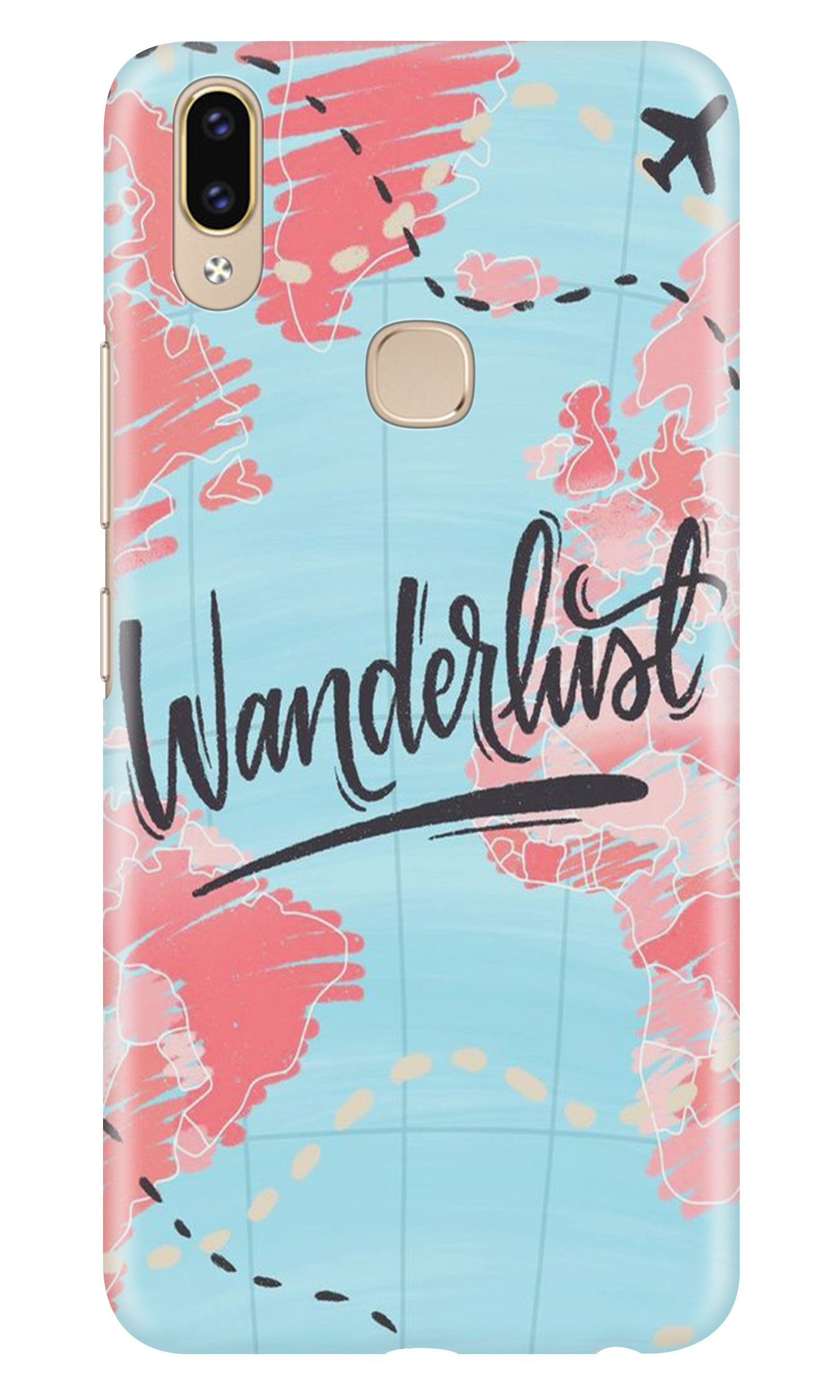 Wonderlust Travel Case for Vivo Y95/Y93 (Design No. 223) Wonderlust Travel Case for Vivo Y95/Y93 (Design No. 223)