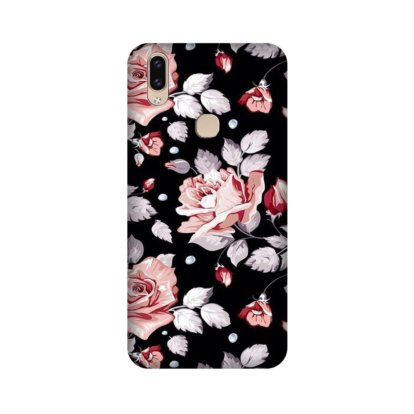 Pink rose Mobile Back Case for Vivo V9 pro (Design - 12) Pink rose Case for Vivo V9 pro