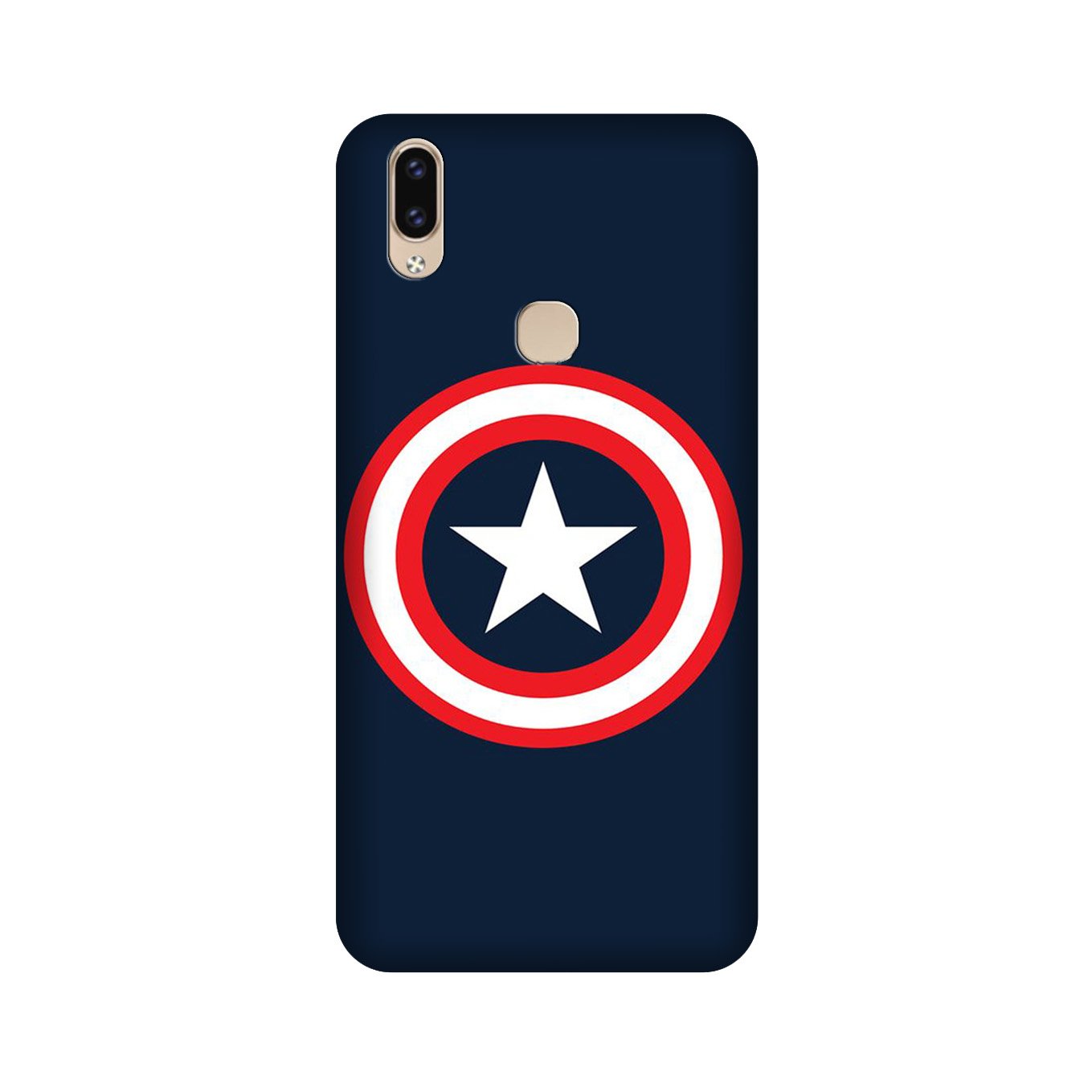 Captain America Mobile Back Case for Vivo V9 pro (Design - 42) Captain America Case for Vivo V9 pro