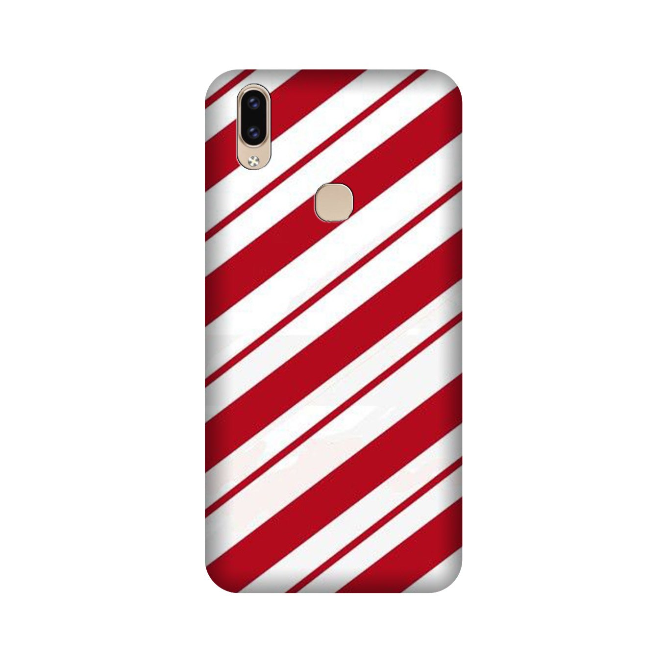 Red White Mobile Back Case for Vivo V9 pro (Design - 44) Red White Case for Vivo V9 pro
