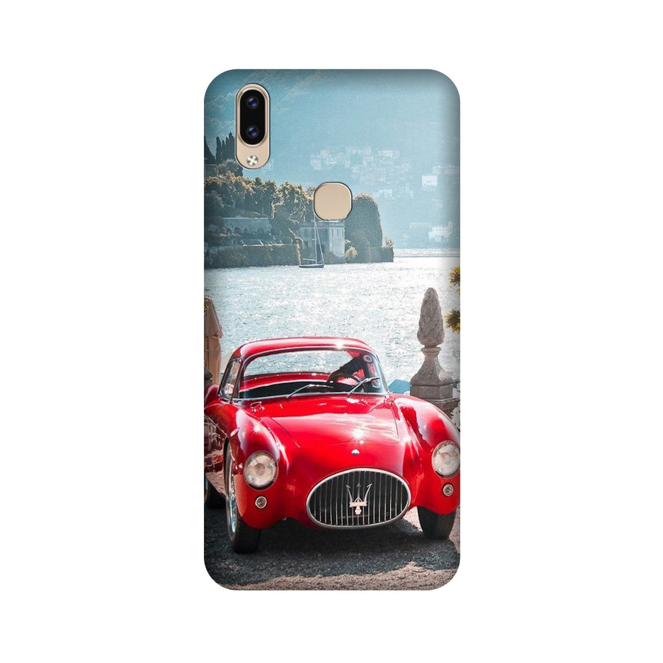 Vintage Car Mobile Back Case for Vivo V9 pro (Design - 51) Vintage Car Case for Vivo V9 pro