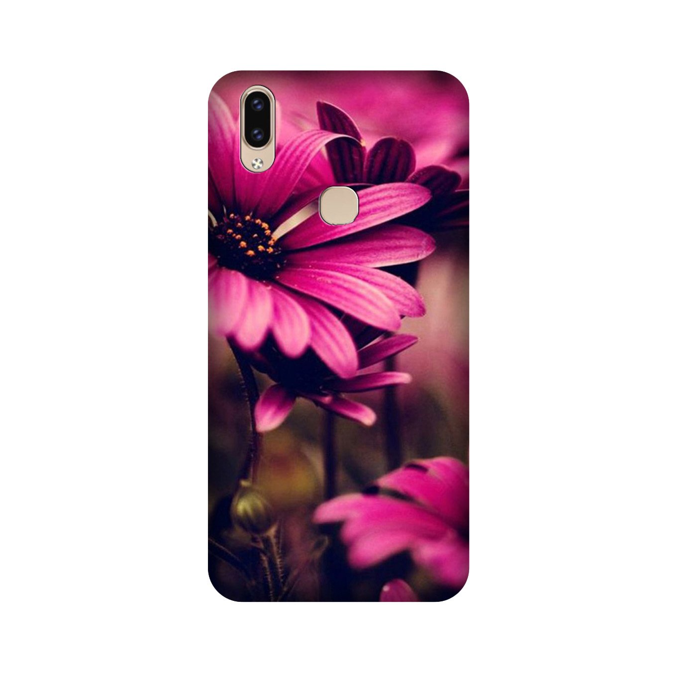 Purple Daisy Mobile Back Case for Vivo V9 pro (Design - 65) Purple Daisy Case for Vivo V9 pro
