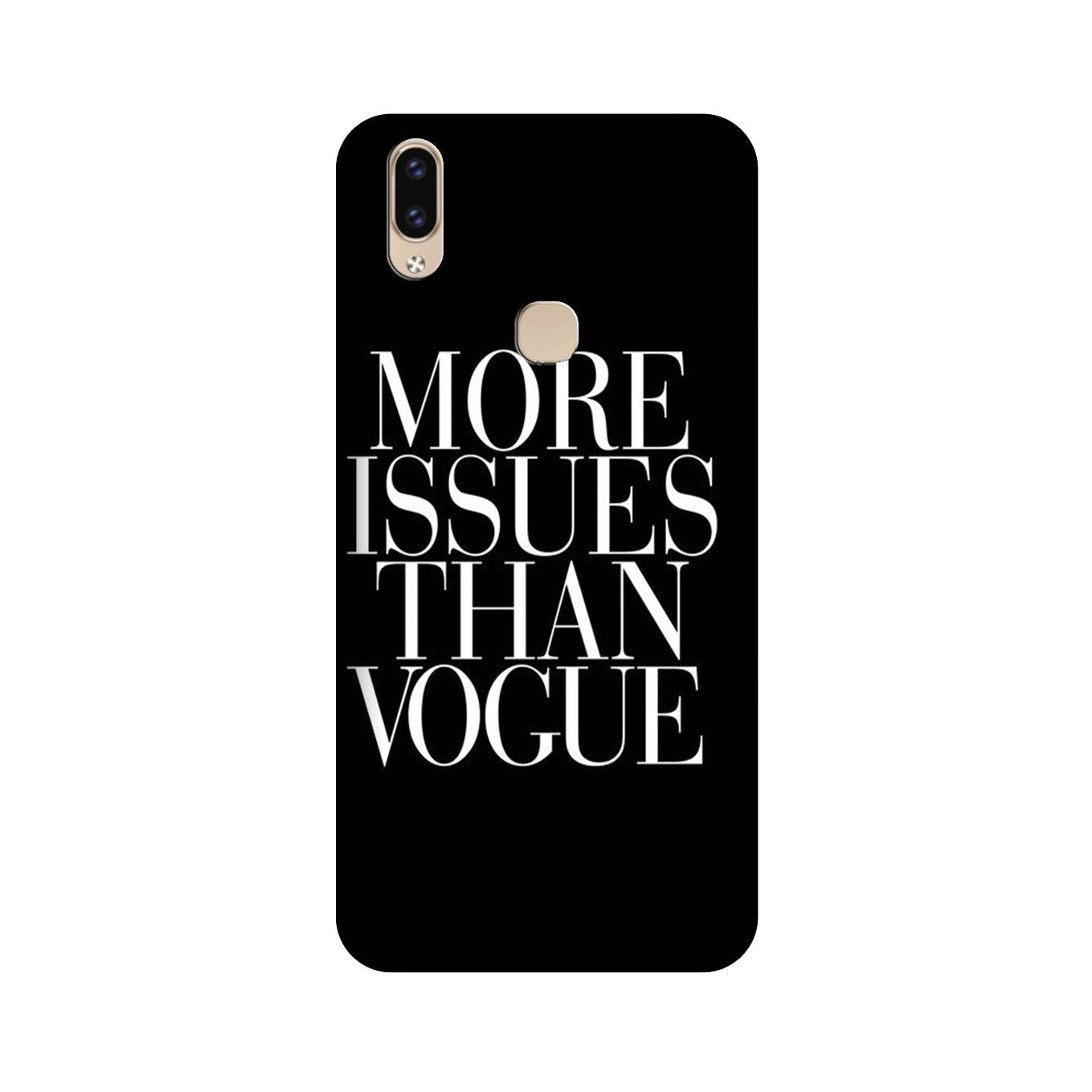 More Issues than Vague Mobile Back Case for Vivo V9 pro (Design - 74) More Issues than Vague Case for Vivo V9 pro