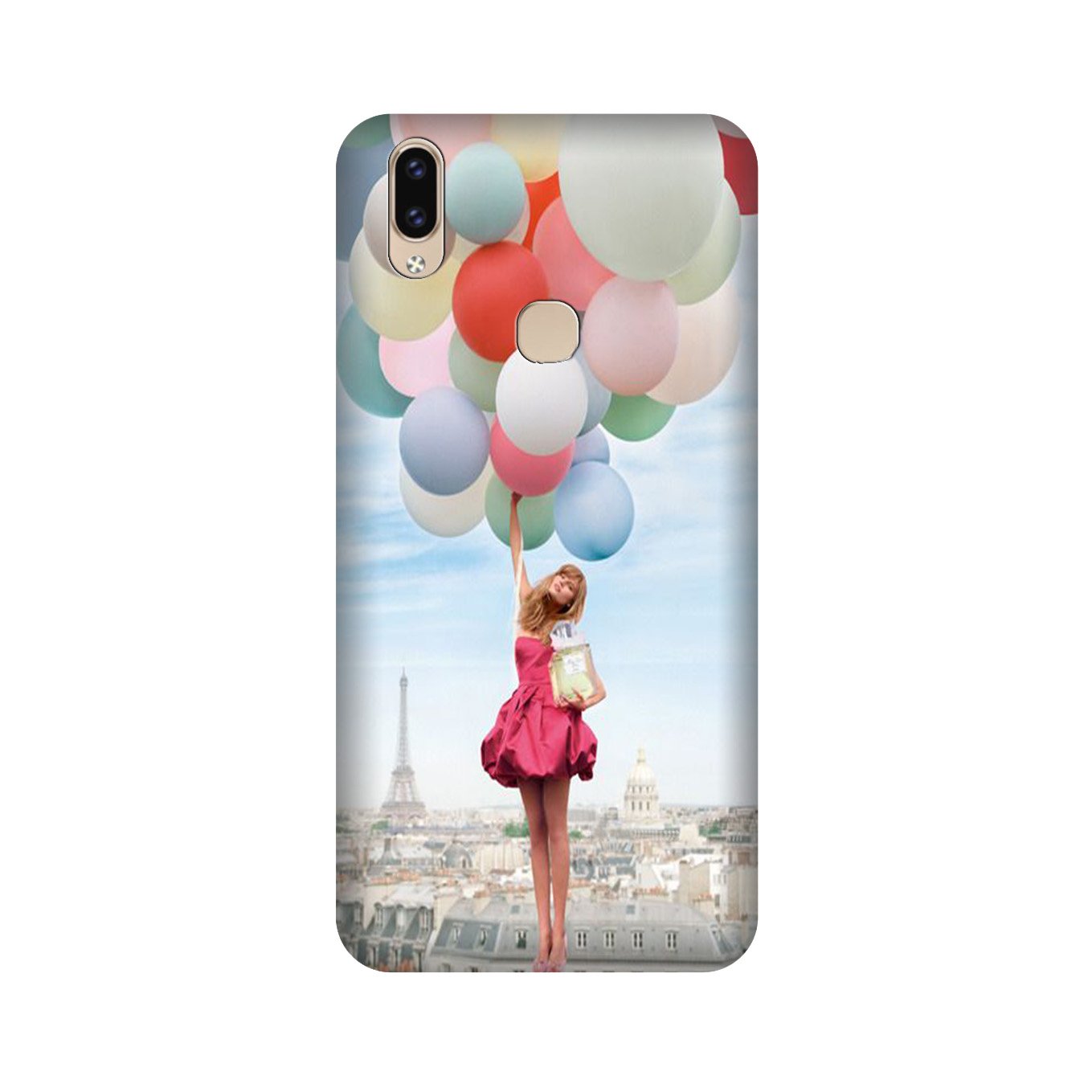Girl with Baloon Mobile Back Case for Vivo V9 pro (Design - 84) Girl with Baloon Case for Vivo V9 pro