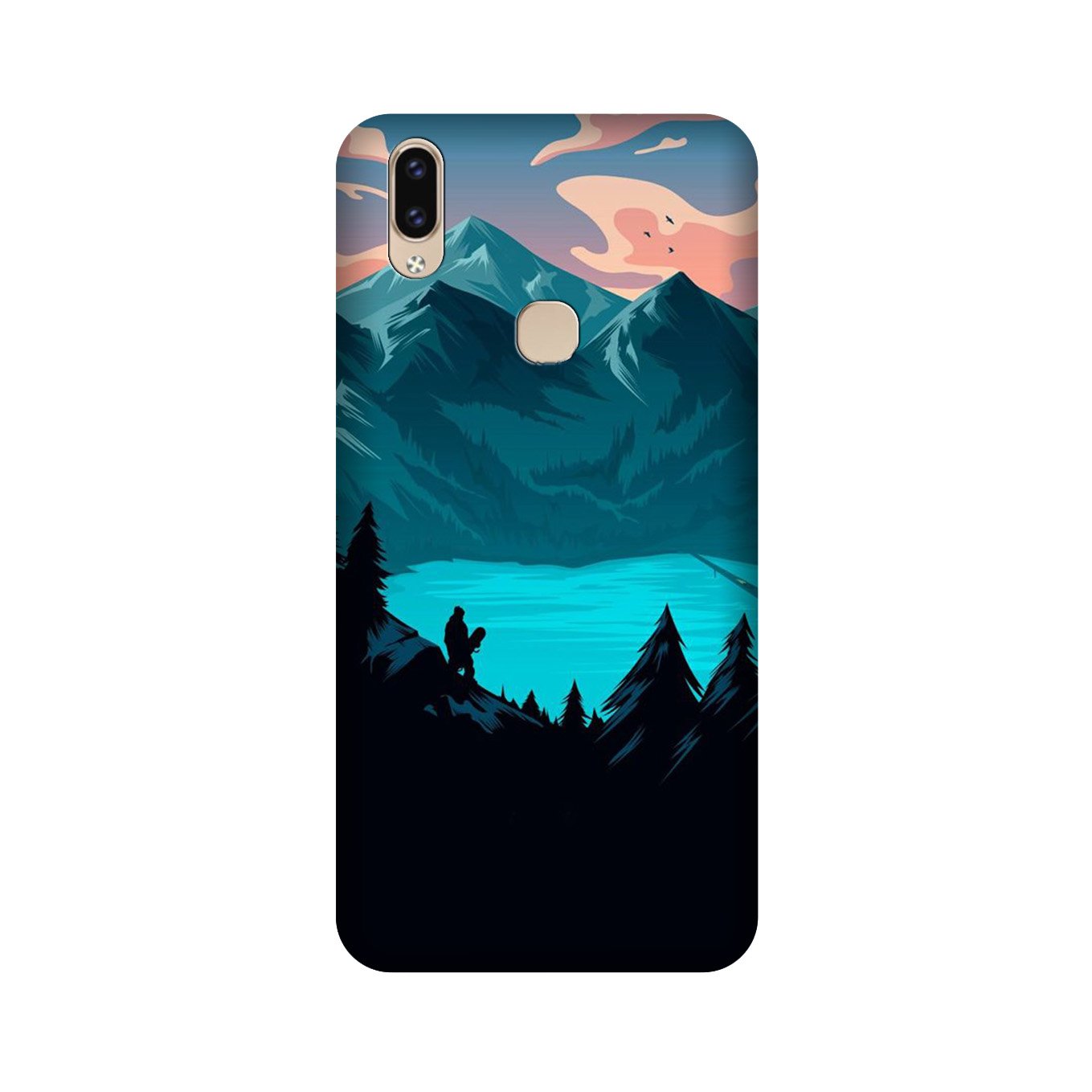 Mountains Mobile Back Case for Vivo V9 pro (Design - 186) Mountains Case for Vivo V9 pro (Design - 186)