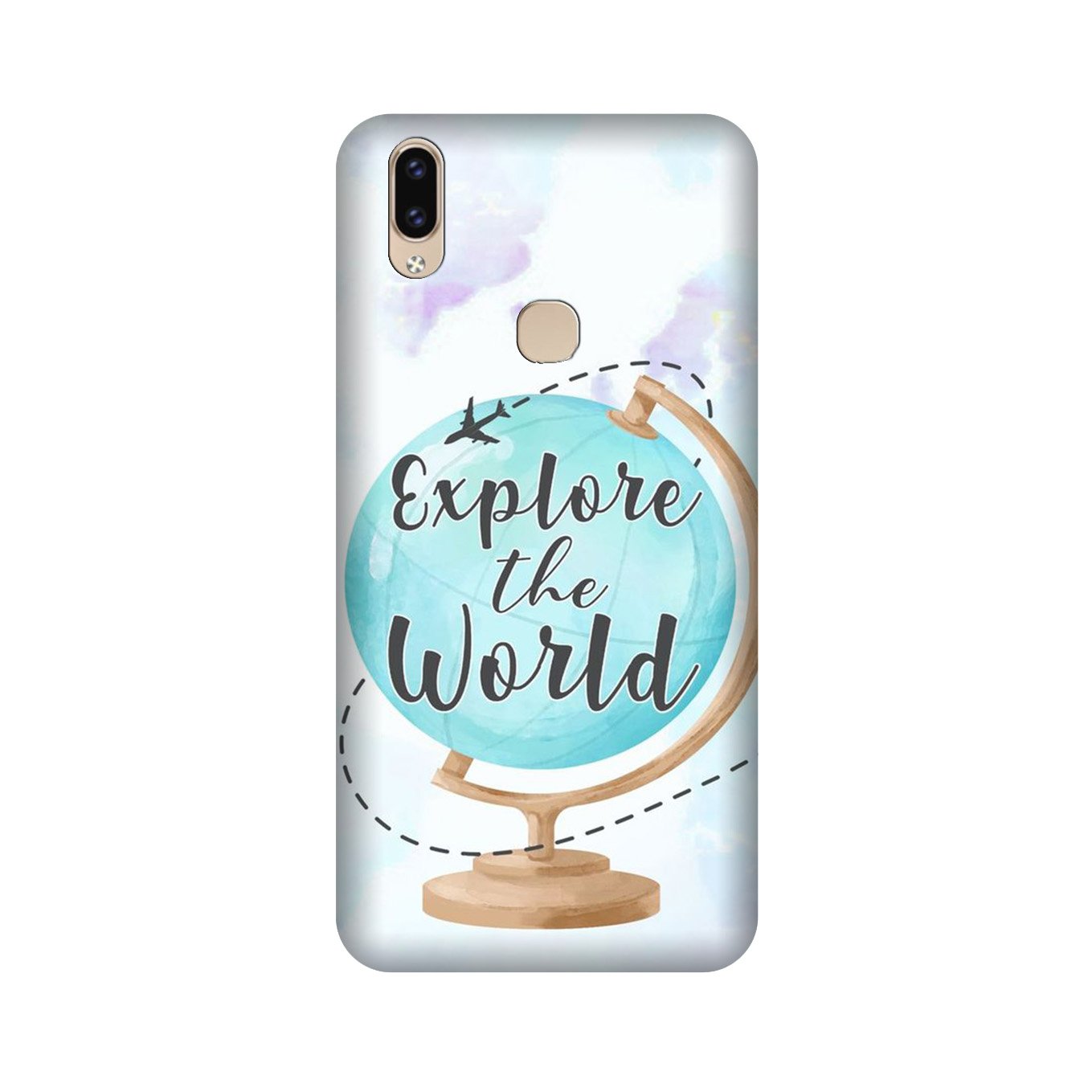 Explore the World Mobile Back Case for Vivo V9 pro (Design - 207) Explore the World Case for Vivo V9 pro (Design No. 207)