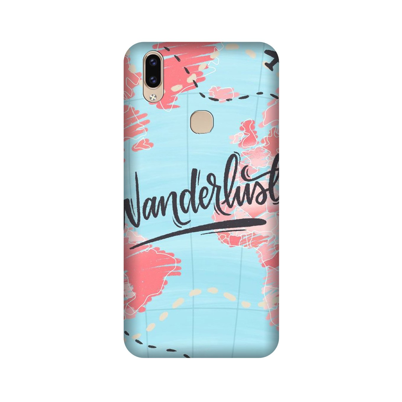 Wonderlust Travel Mobile Back Case for Vivo V9 pro (Design - 223) Wonderlust Travel Case for Vivo V9 pro (Design No. 223)