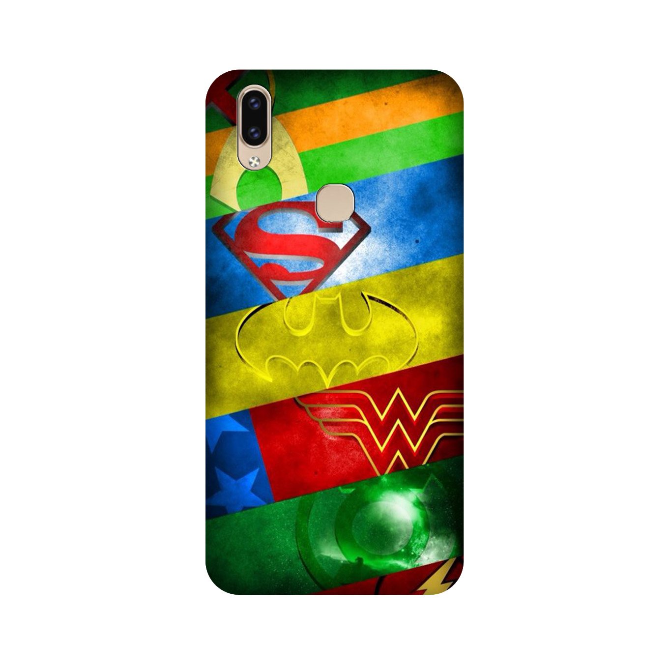 Superheros Logo Mobile Back Case for Vivo V9 pro (Design - 251) Superheros Logo Case for Vivo V9 pro (Design No. 251)