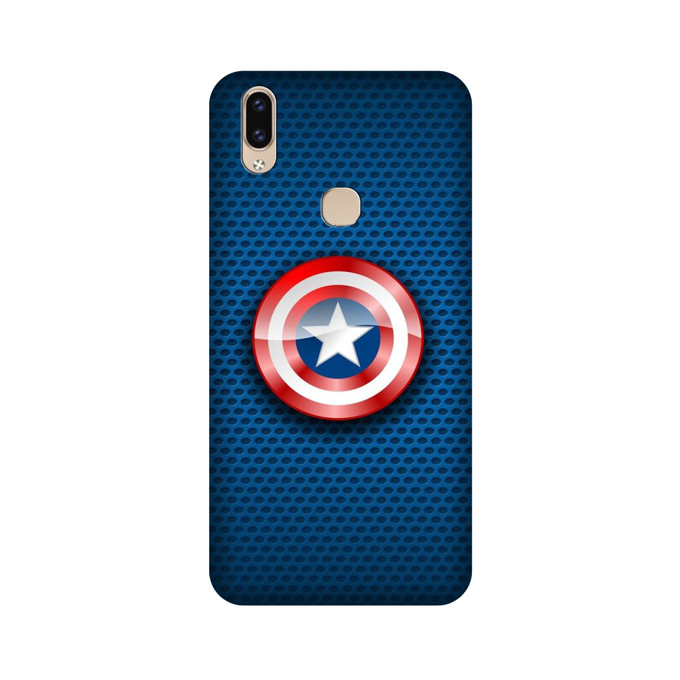 Captain America Shield Mobile Back Case for Vivo V9 pro (Design - 253) Captain America Shield Case for Vivo V9 pro (Design No. 253)