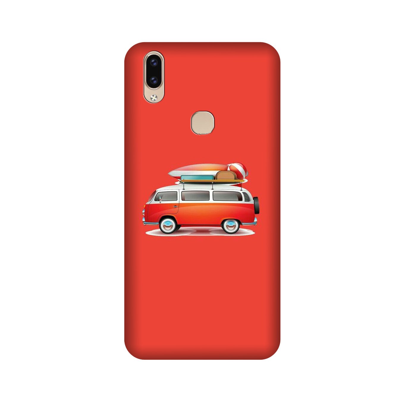 Travel Bus Mobile Back Case for Vivo V9 pro (Design - 258) Travel Bus Case for Vivo V9 pro (Design No. 258)