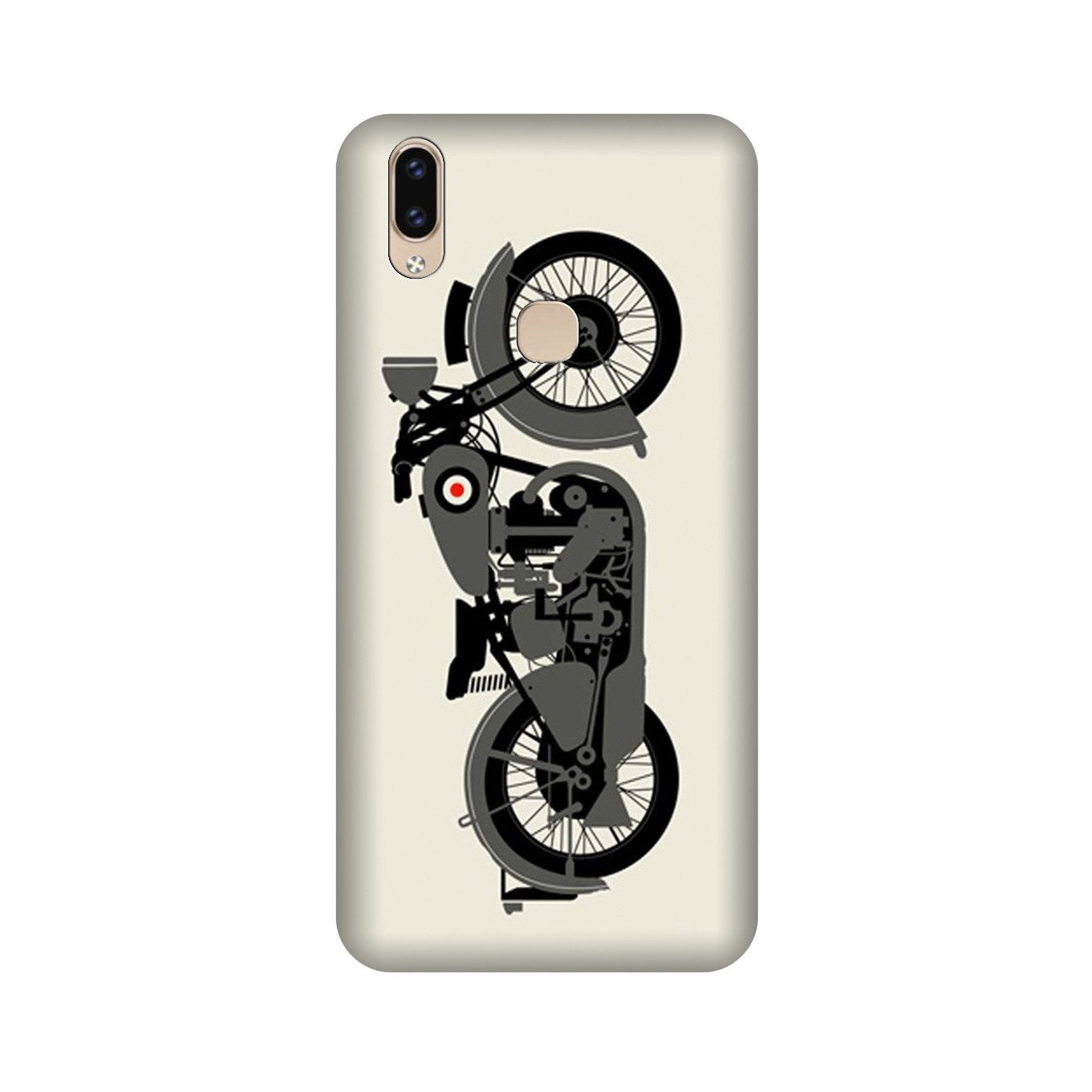 MotorCycle Mobile Back Case for Vivo V9 pro (Design - 259) MotorCycle Case for Vivo V9 pro (Design No. 259)