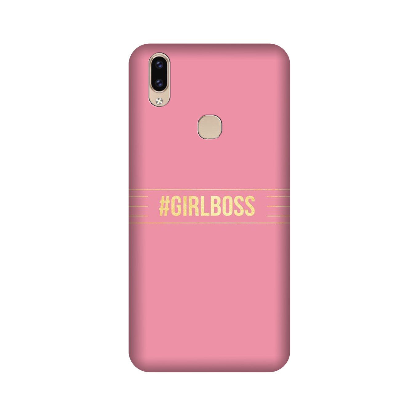 Girl Boss Pink Mobile Back Case for Vivo V9 pro (Design - 263) Girl Boss Pink Case for Vivo V9 pro (Design No. 263)