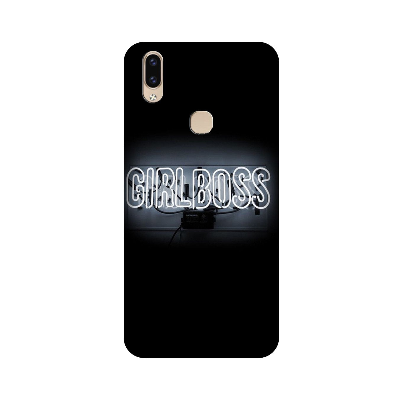 Girl Boss Black Mobile Back Case for Vivo V9 pro (Design - 268) Girl Boss Black Case for Vivo V9 pro (Design No. 268)