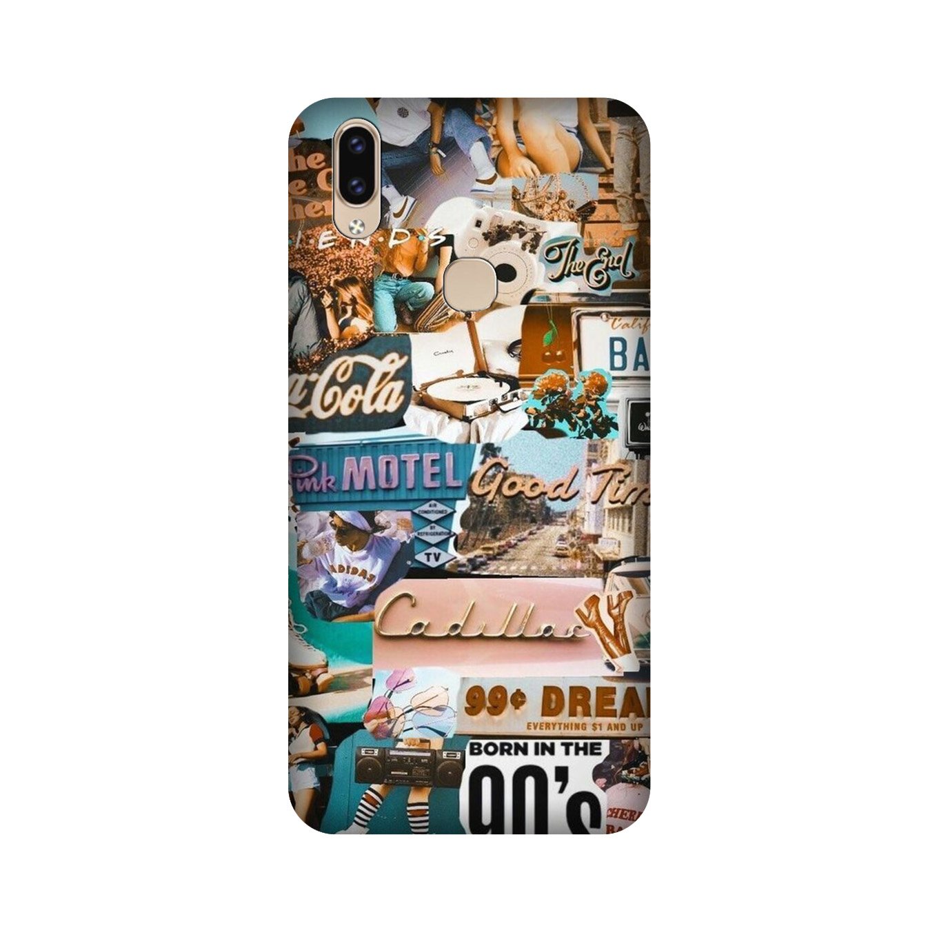 Vintage Design Mobile Back Case for Vivo V9 pro (Design - 284) Vintage Design Case for Vivo V9 pro (Design No. 284)