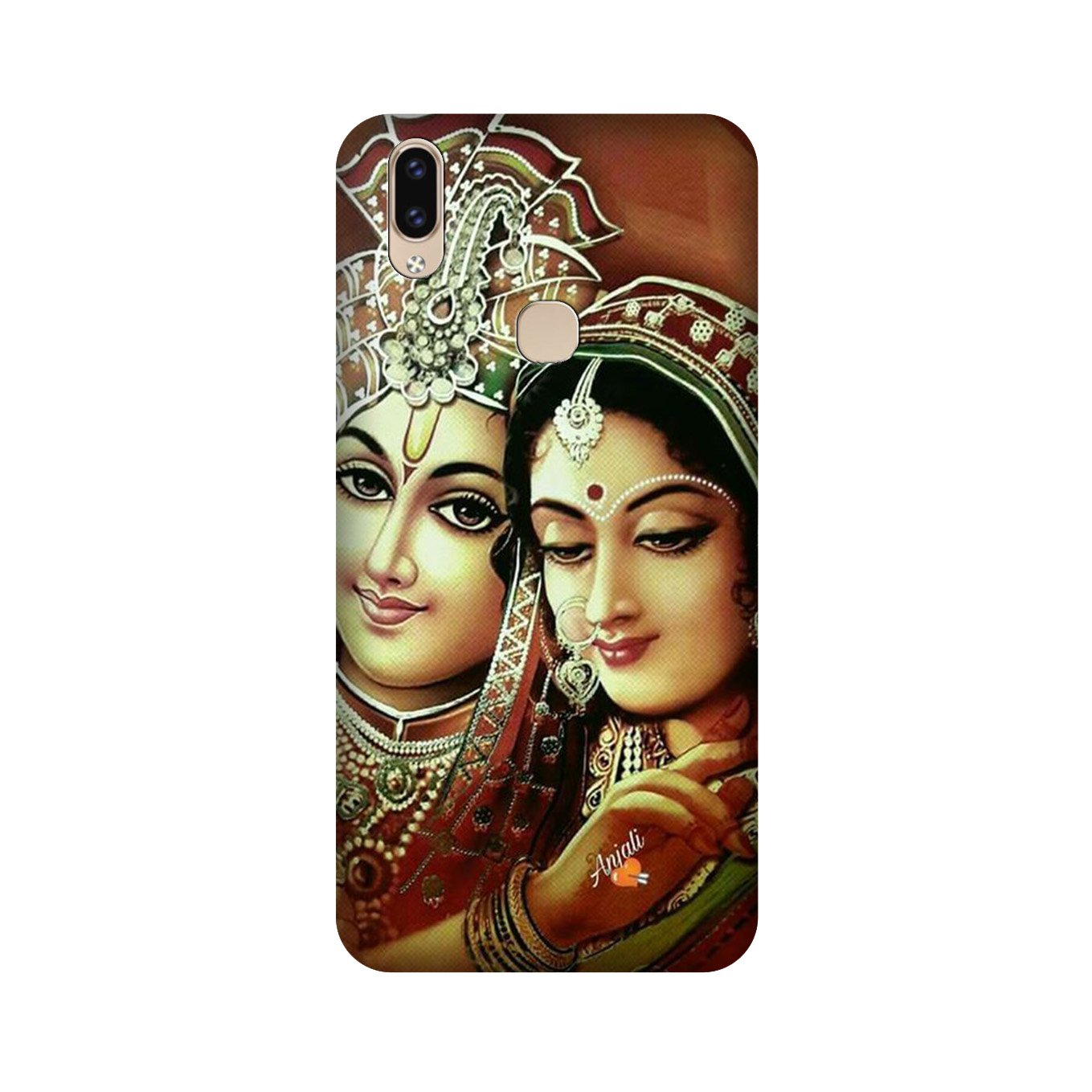 Radha Krishna Mobile Back Case for Vivo V9 pro (Design - 289) Radha Krishna Case for Vivo V9 pro (Design No. 289)