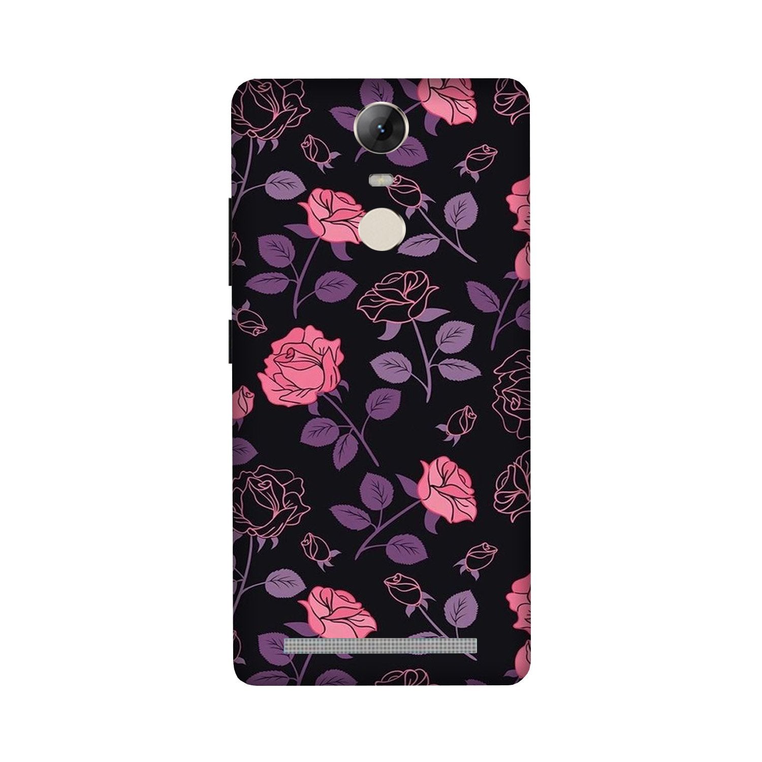 Rose Black Background Mobile Back Case for Lenovo Vibe K5 Note (Design - 27) Rose Black Background Case for Lenovo Vibe K5 Note