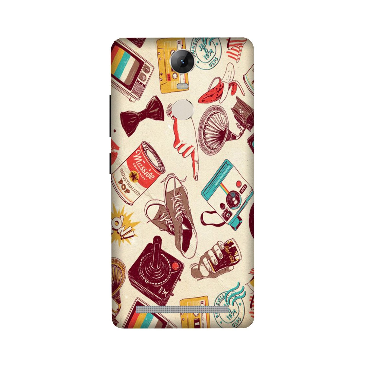 Vintage Mobile Back Case for Lenovo Vibe K5 Note (Design - 35) Vintage Case for Lenovo Vibe K5 Note