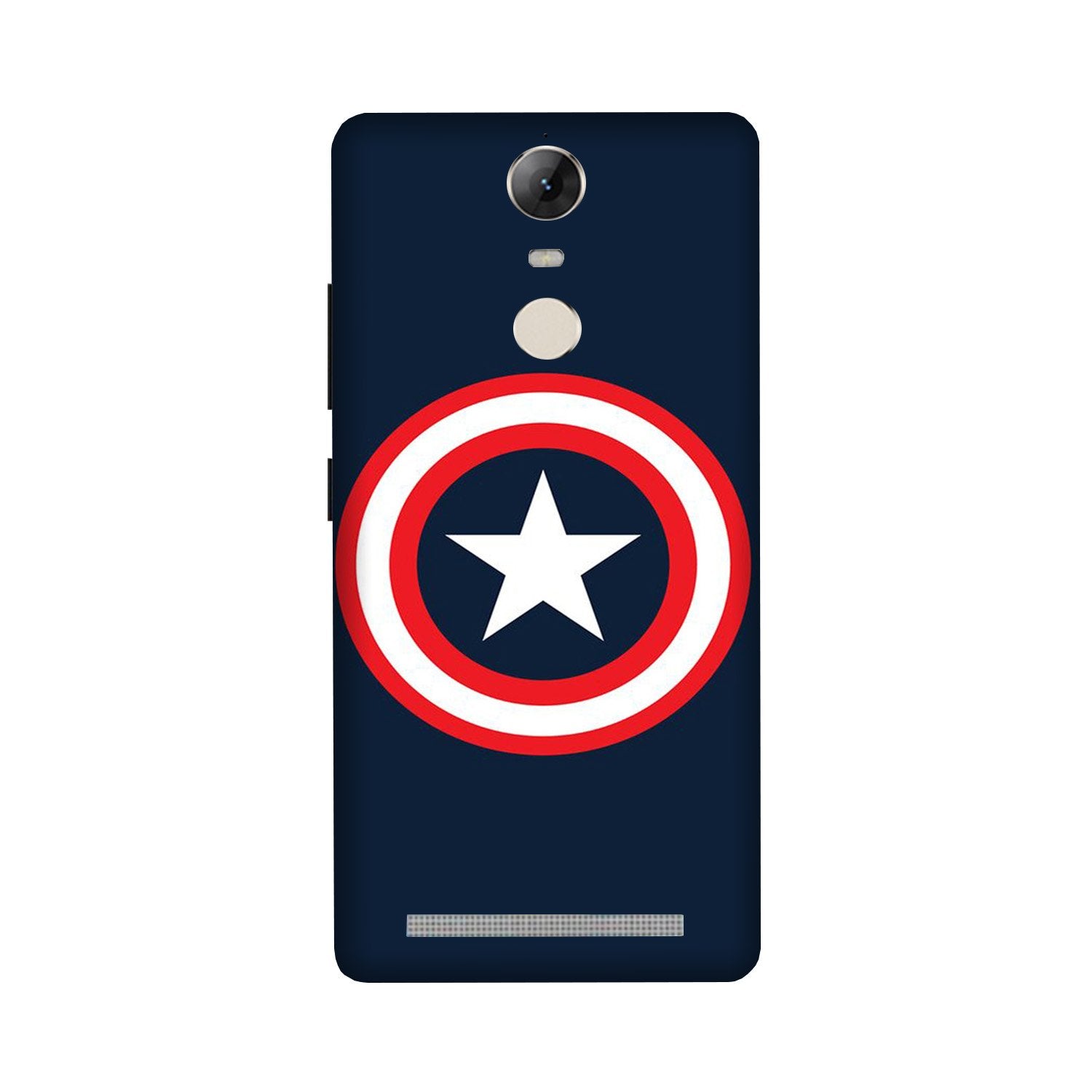 Captain America Mobile Back Case for Lenovo Vibe K5 Note (Design - 42) Captain America Case for Lenovo Vibe K5 Note