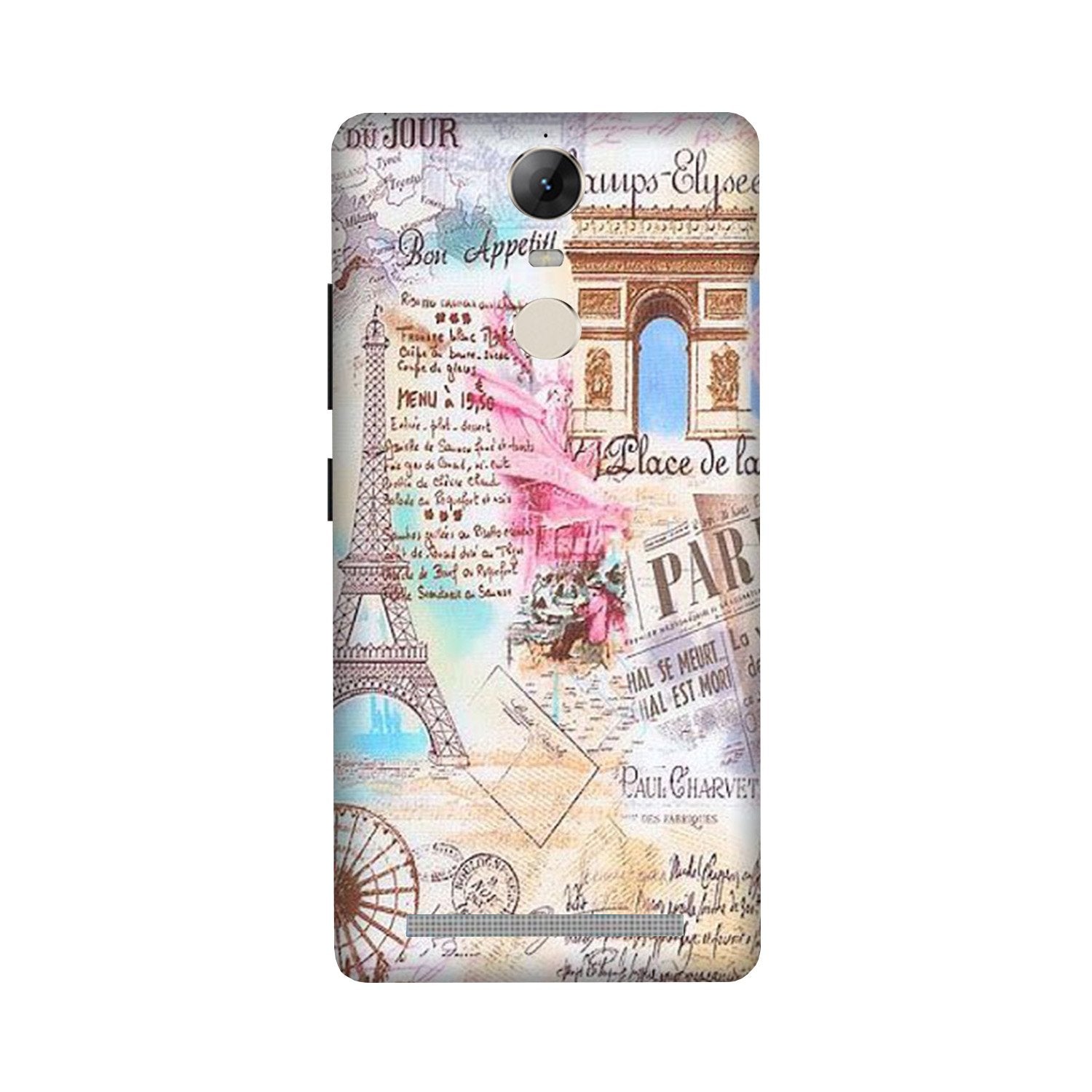 Paris Eiftel Tower Mobile Back Case for Lenovo Vibe K5 Note (Design - 54) Paris Eiftel Tower Case for Lenovo Vibe K5 Note