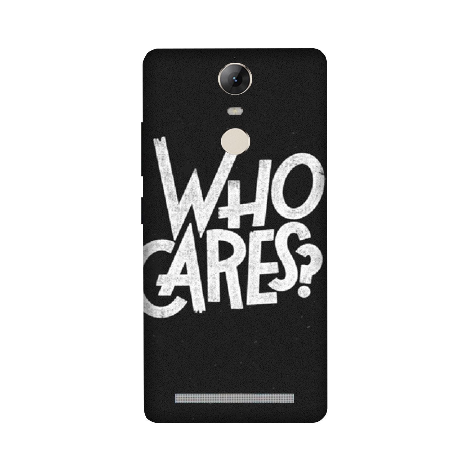 Who Cares Mobile Back Case for Lenovo Vibe K5 Note (Design - 94) Who Cares Case for Lenovo Vibe K5 Note