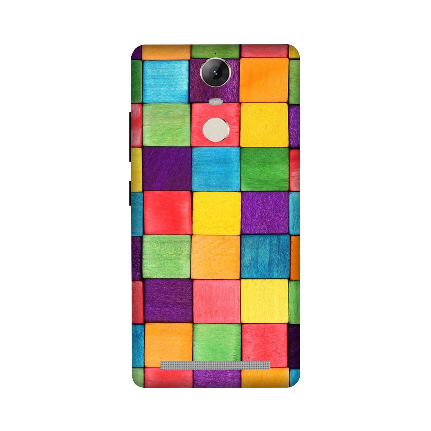 Colorful Square Mobile Back Case for Lenovo Vibe K5 Note (Design - 218) Colorful Square Case for Lenovo Vibe K5 Note (Design No. 218)