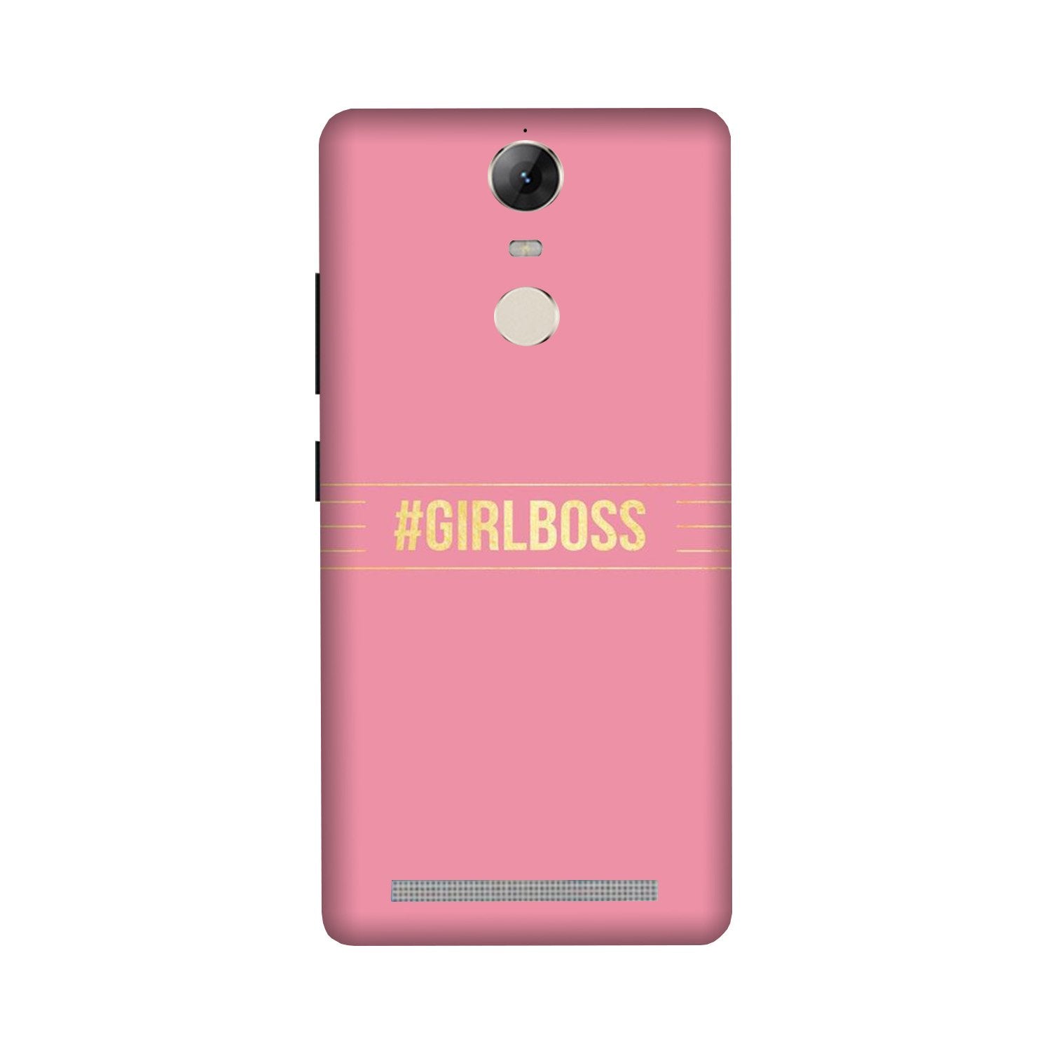 Girl Boss Pink Mobile Back Case for Lenovo Vibe K5 Note (Design - 263) Girl Boss Pink Case for Lenovo Vibe K5 Note (Design No. 263)
