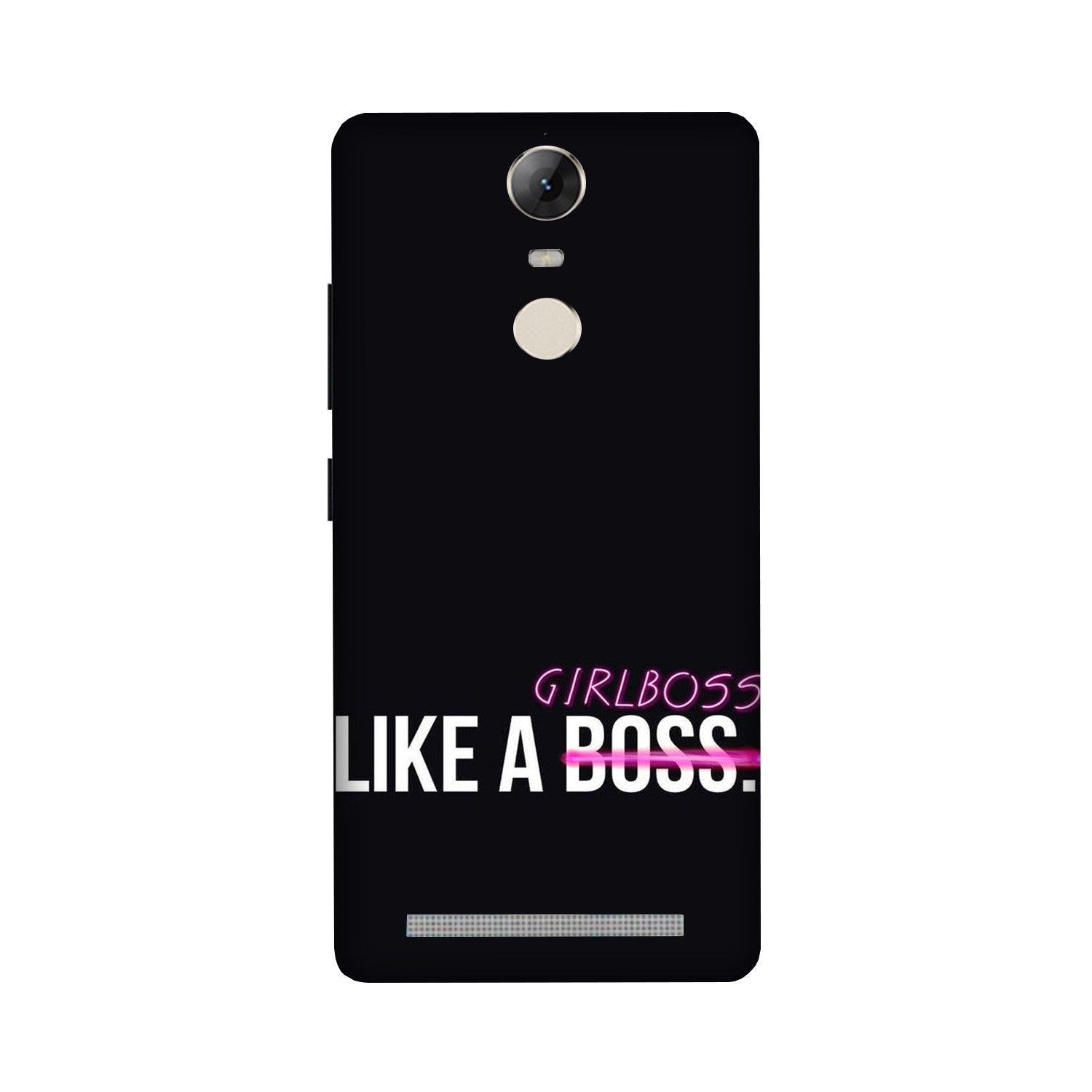 Like a Girl Boss Mobile Back Case for Lenovo Vibe K5 Note (Design - 265) Like a Girl Boss Case for Lenovo Vibe K5 Note (Design No. 265)