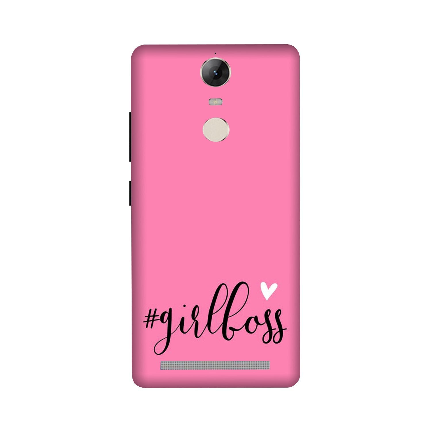 Girl Boss Pink Mobile Back Case for Lenovo Vibe K5 Note (Design - 269) Girl Boss Pink Case for Lenovo Vibe K5 Note (Design No. 269)