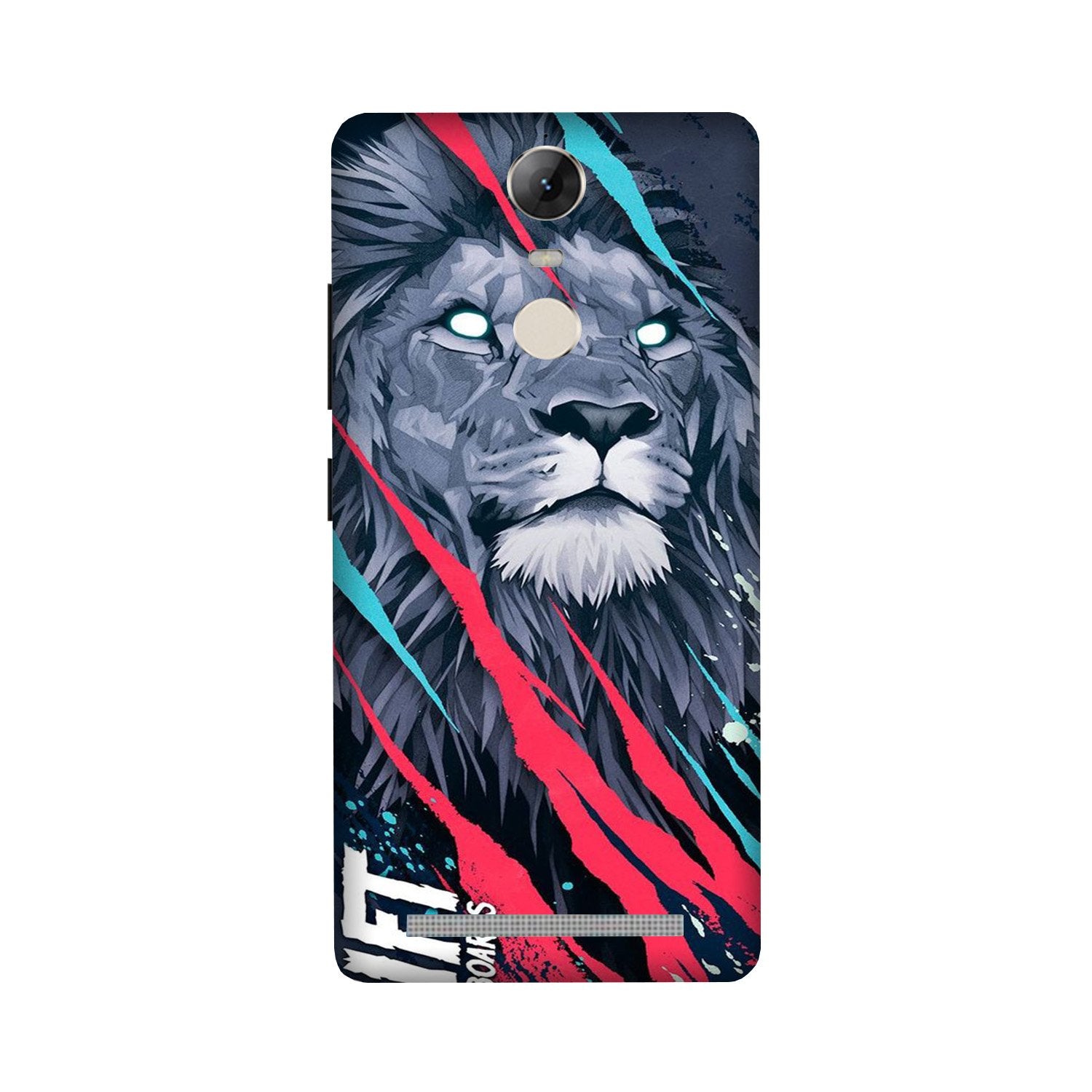 Lion Mobile Back Case for Lenovo Vibe K5 Note (Design - 278) Lion Case for Lenovo Vibe K5 Note (Design No. 278)