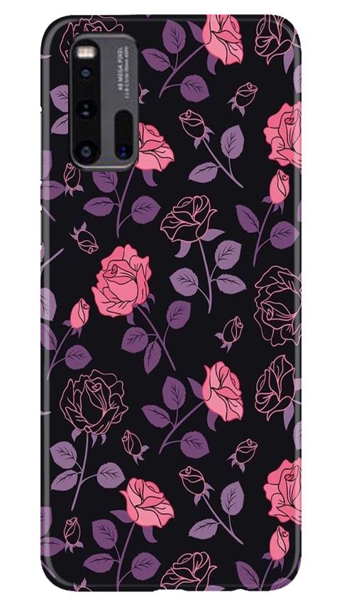 Rose Pattern Mobile Back Case for Vivo iQ00 3 (Design - 2) Rose Pattern Case for Vivo iQ00 3