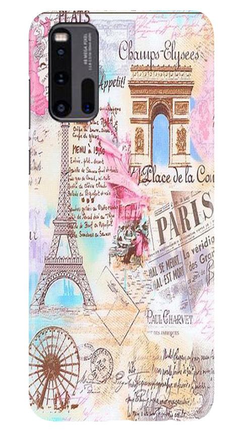 Paris Eiftel Tower Mobile Back Case for Vivo iQ00 3 (Design - 54) Paris Eiftel Tower Case for Vivo iQ00 3