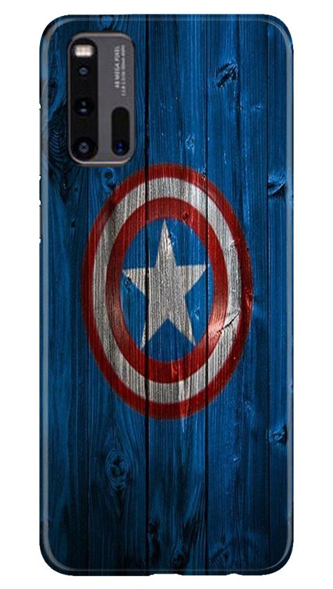 Captain America Superhero Mobile Back Case for Vivo iQ00 3 (Design - 118) Captain America Superhero Case for Vivo iQ00 3 (Design - 118)