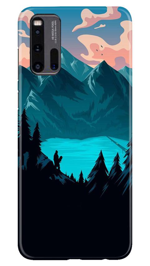 Mountains Mobile Back Case for Vivo iQ00 3 (Design - 186) Mountains Case for Vivo iQ00 3 (Design - 186)