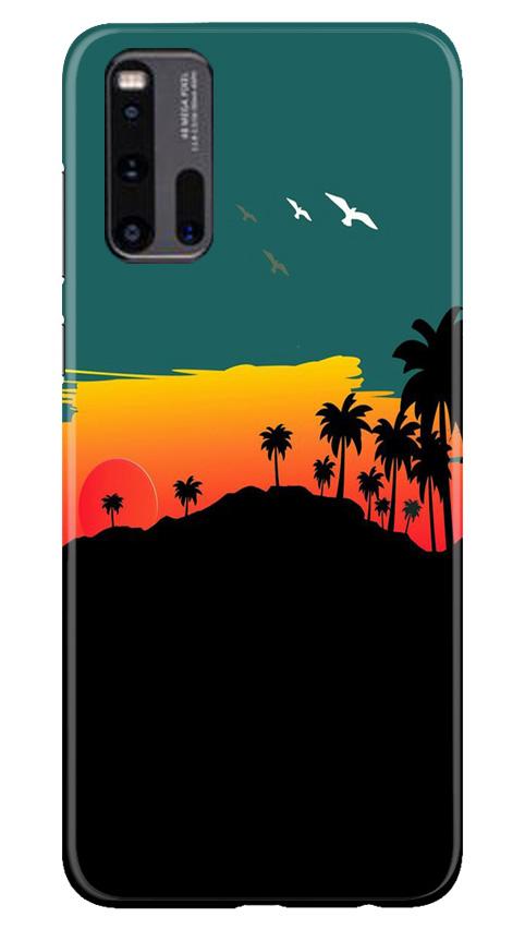 Sky Trees Mobile Back Case for Vivo iQ00 3 (Design - 191) Sky Trees Case for Vivo iQ00 3 (Design - 191)