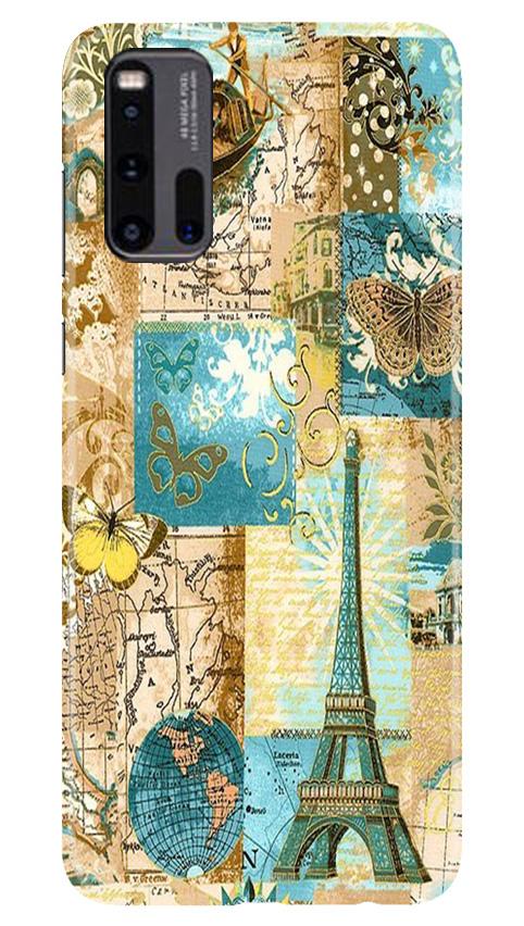 Travel Eiffel Tower Mobile Back Case for Vivo iQ00 3 (Design - 206) Travel Eiffel Tower Case for Vivo iQ00 3 (Design No. 206)